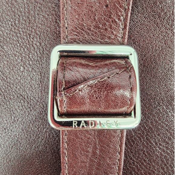 Radley London Dark Brown Pebbled Leather Crossbody Bag - Picture 9 of 12